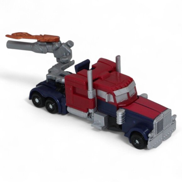 Transformers Dark Of The Moon Battle Steel Optimus Prime Action Figure - Picture 6 of 8